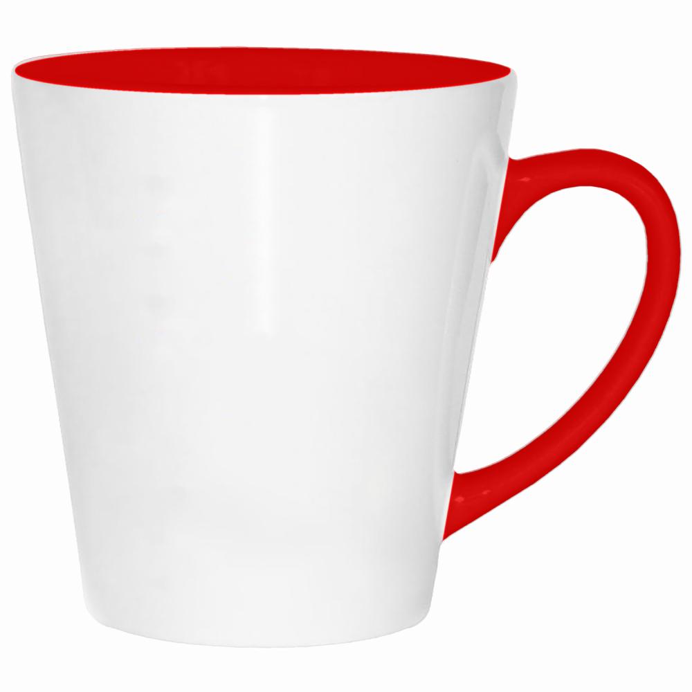 Przytul mnie kubek latte kolor czerwony latte