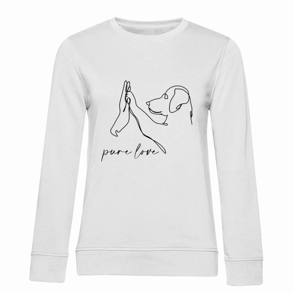 PURE LOVE1 bluza damska bez kaptura