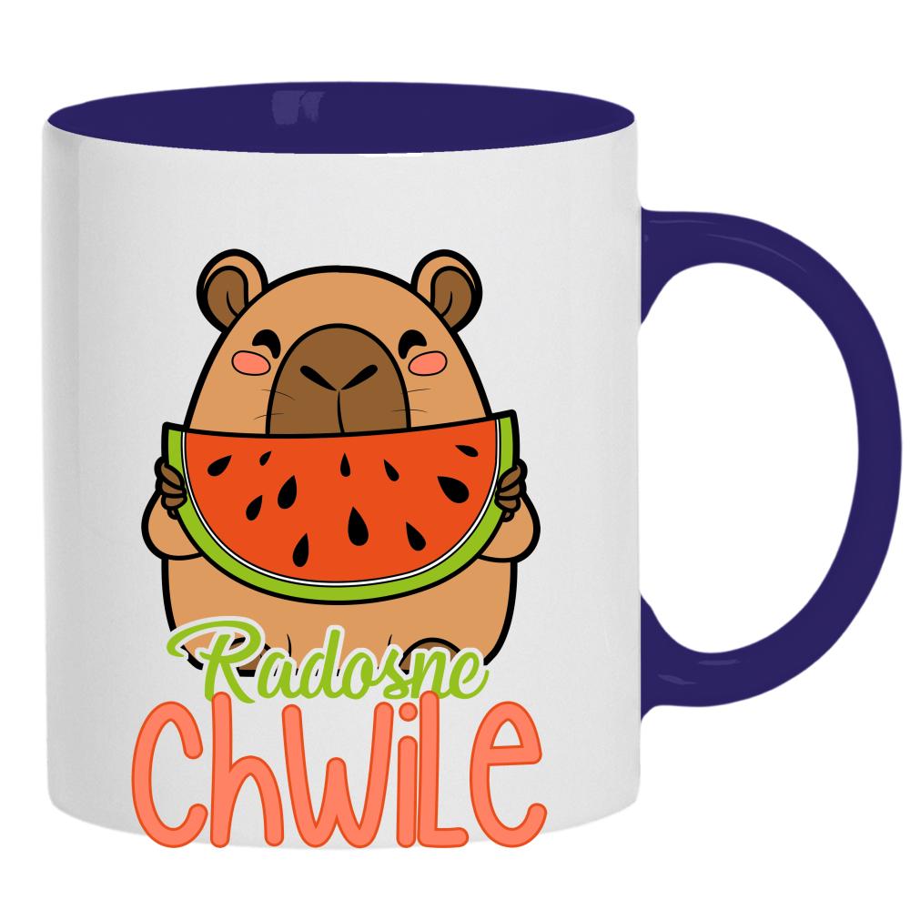 Radosne Chwile kubek ucho kolor kolor navy