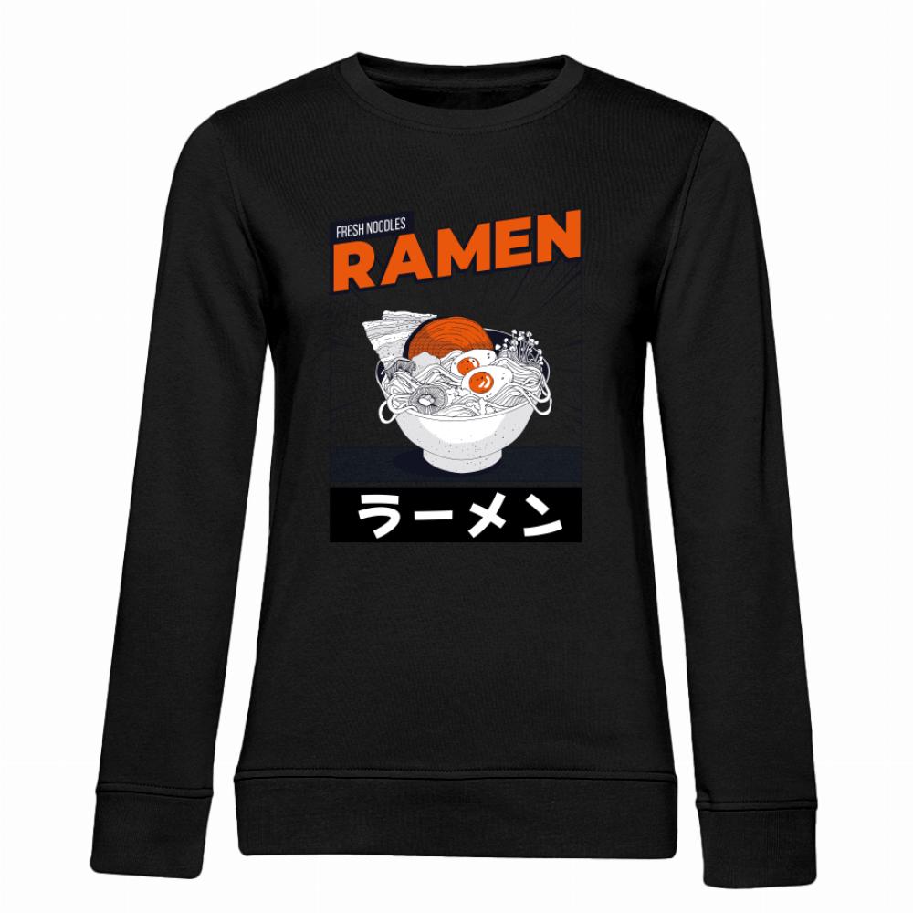 Ramen 2 bluza damska bez kaptura kolor zielony