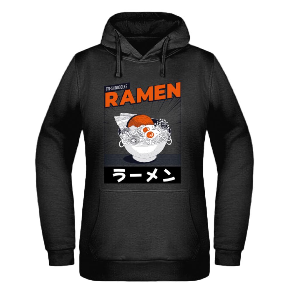 Ramen 2 bluza damska z kapturem kolor limonka