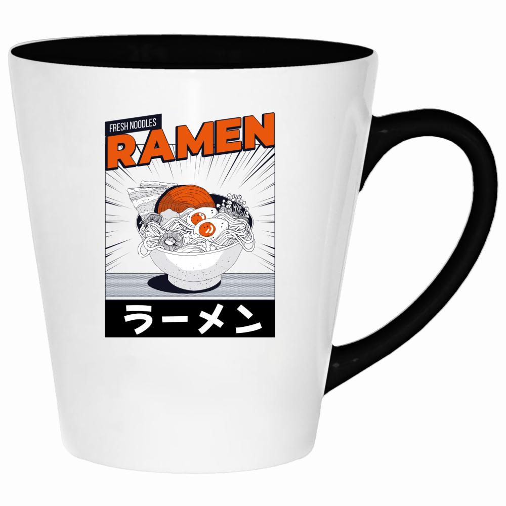 Ramen 2 kubek latte kolor żółty