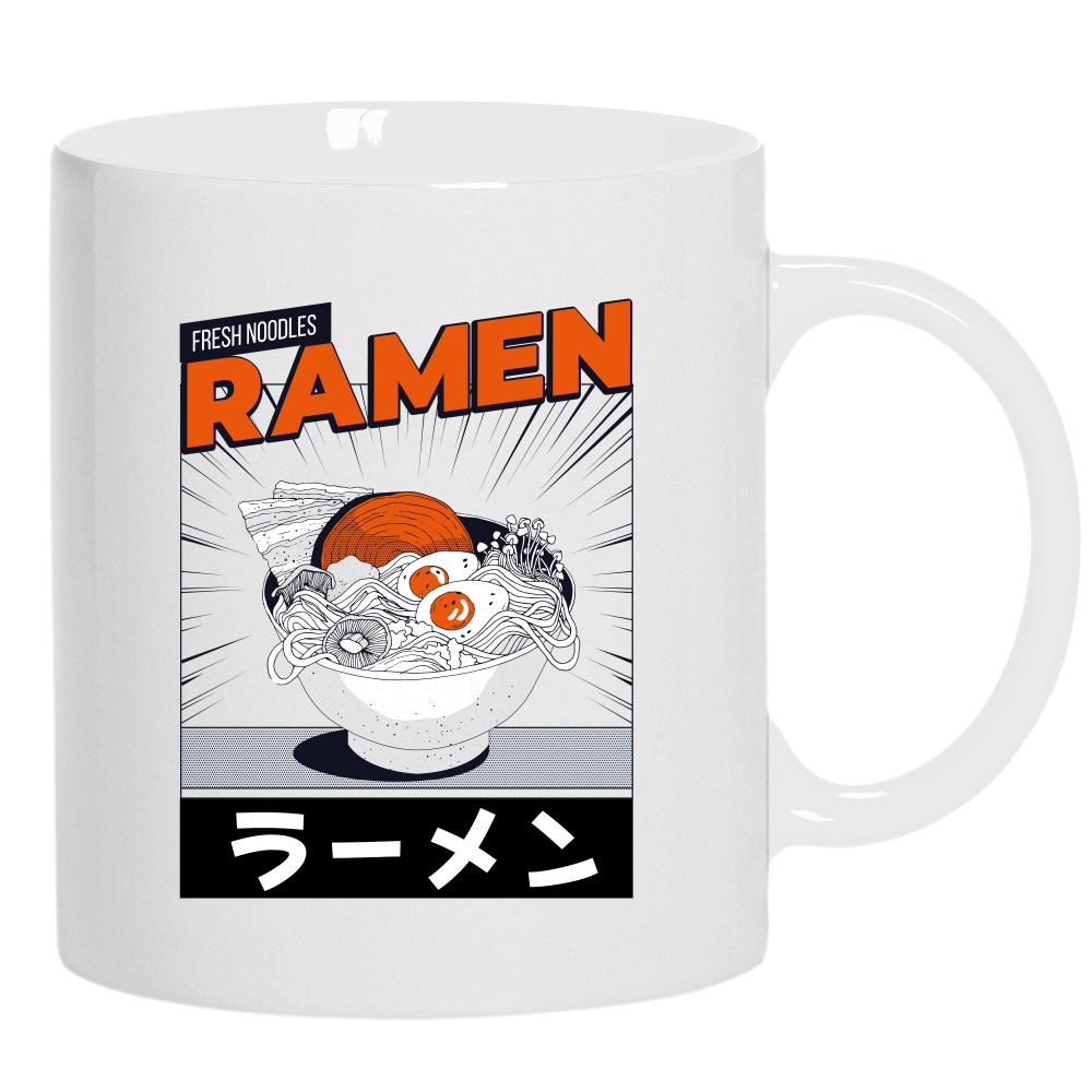 Ramen 2 kubek ucho kolor kolor biały