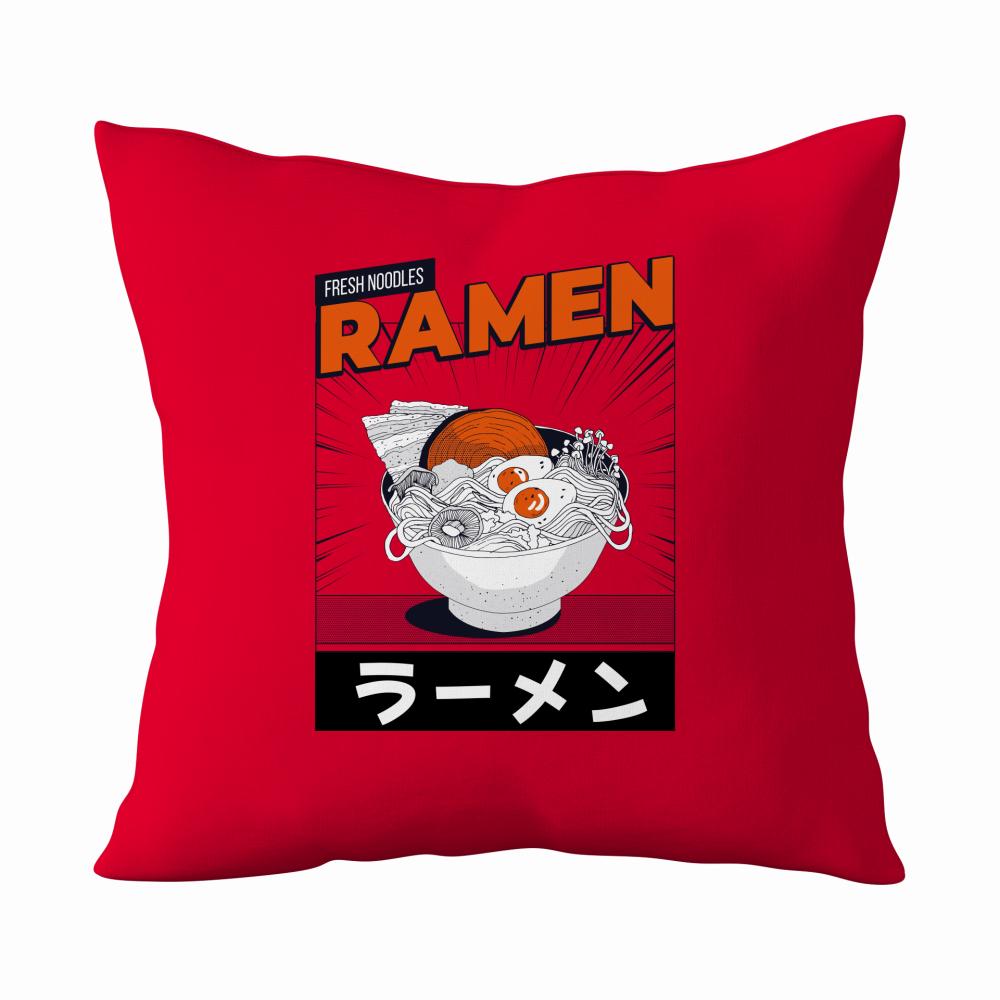 Ramen 2 poduszka kolor czerwony