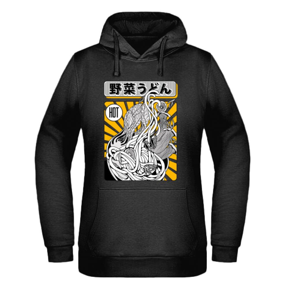 Ramen 3 bluza damska z kapturem kolor pink