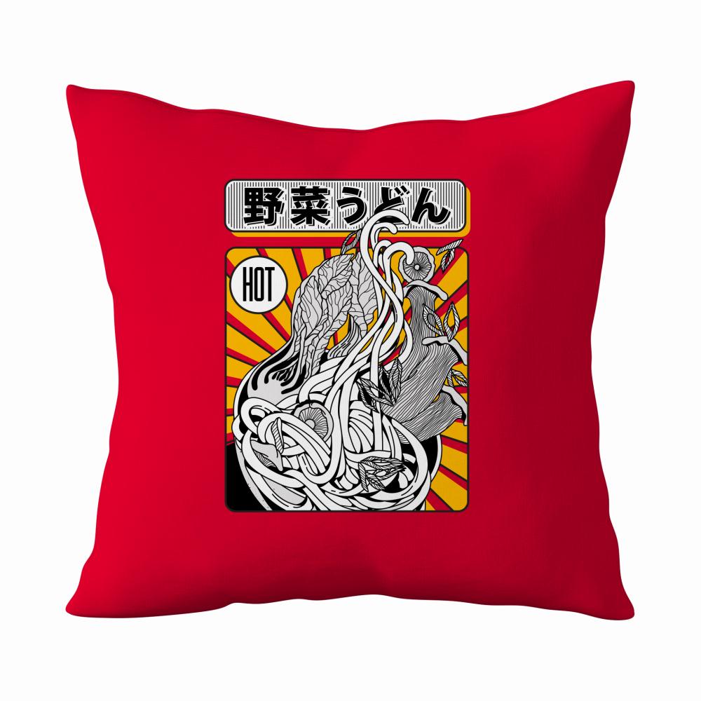 Ramen 3 poduszka kolor czerwony
