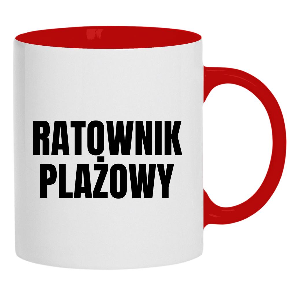 Ratownik Plażowy kubek ucho kolor