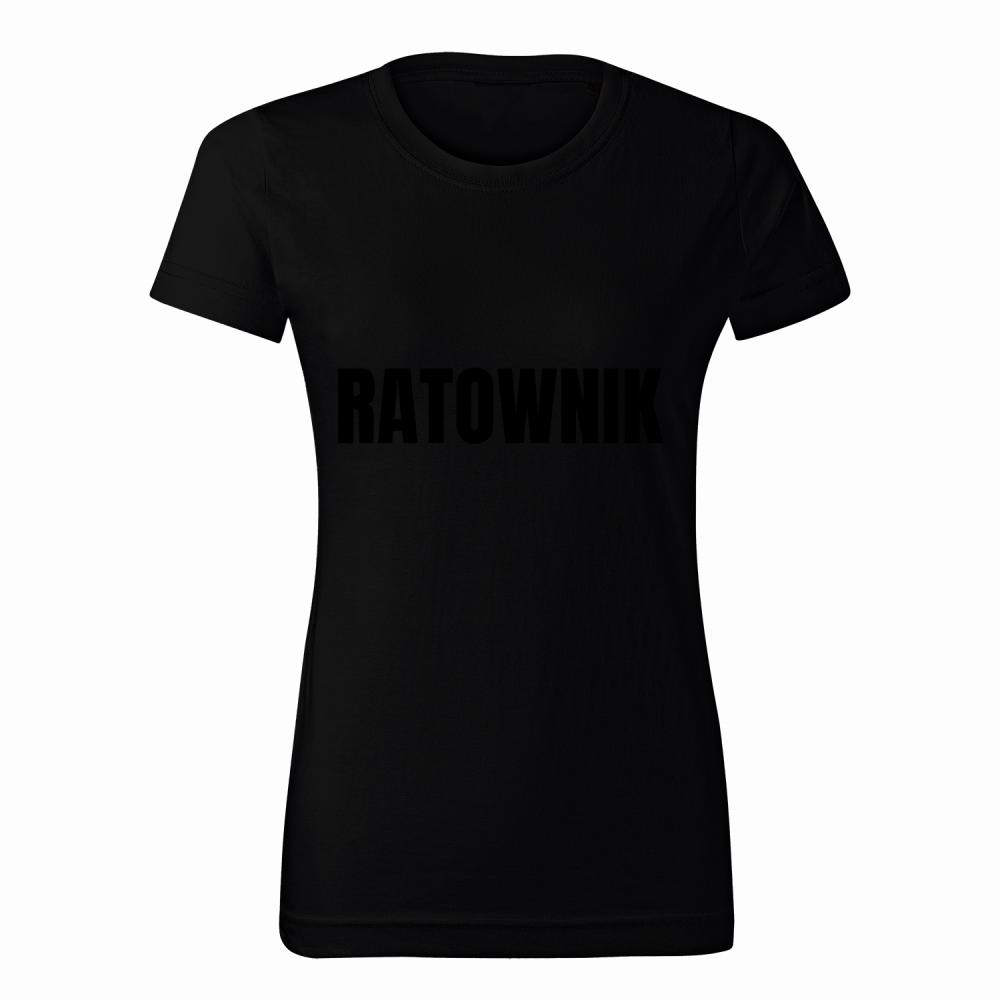 Ratownik koszulka damska kolor różowy