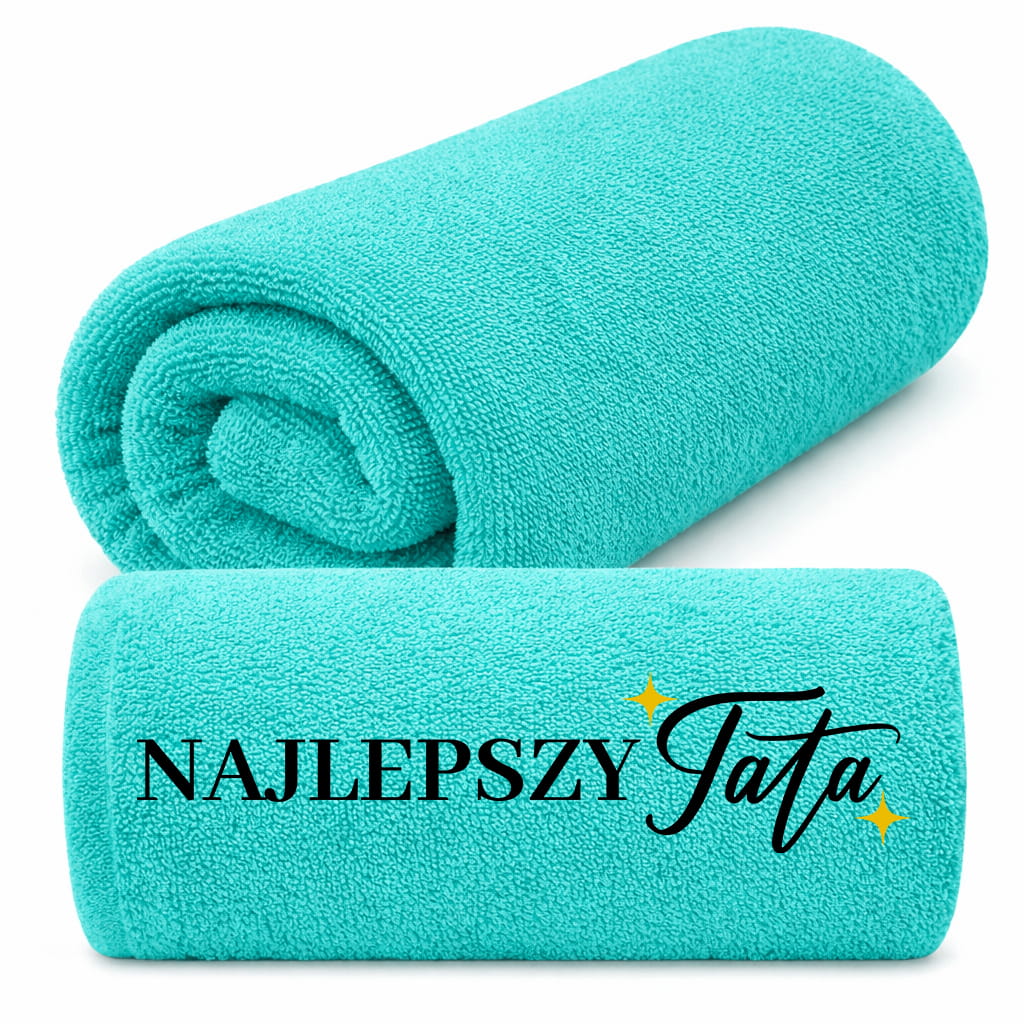 Ręcznik Najlepszy TATA ręcznik 50x100 kolor turquoise