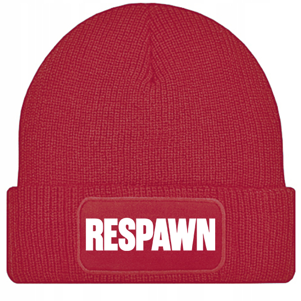 RESPAWN czapka zimowa kolor czerwony