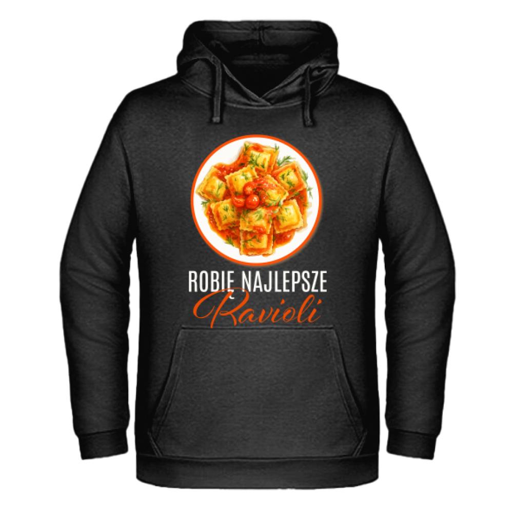Robię najlepsze ravioli bluza męska z kapturem