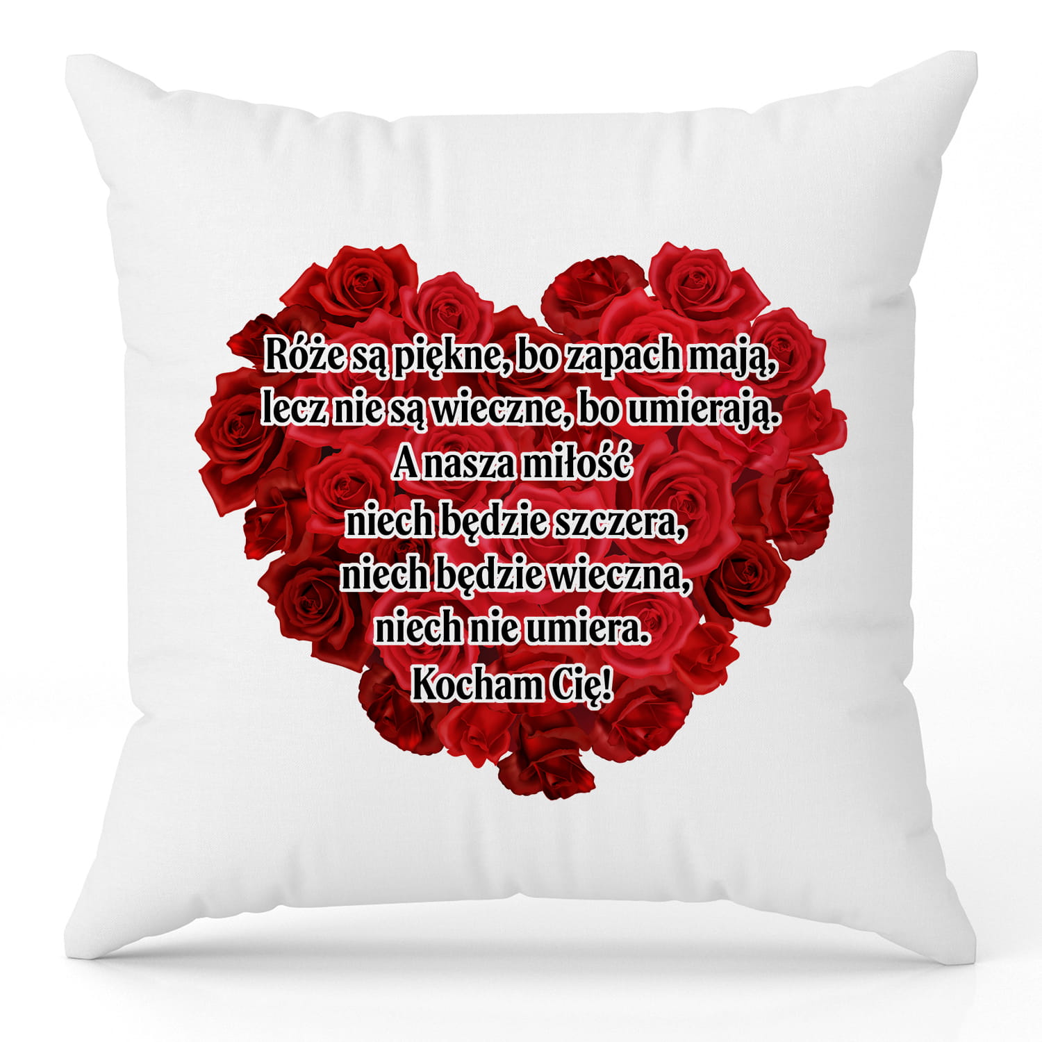 Róże są piękne, bo zapach mają poduszka