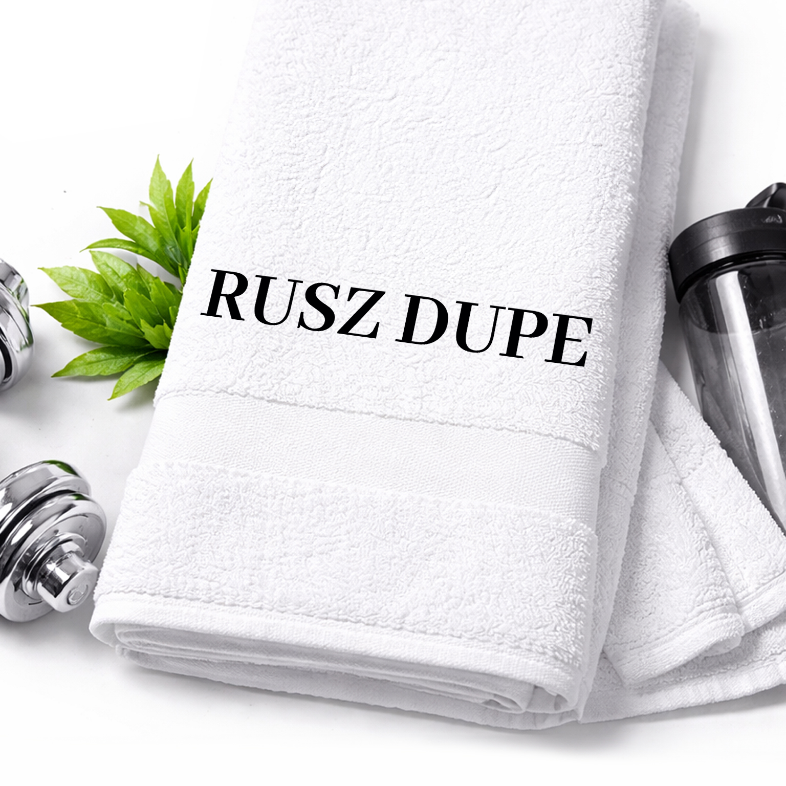 Rusz Dupę ręcznik fitness