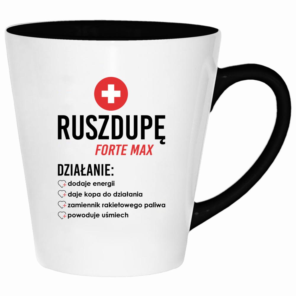 Ruszdupe Forte Max kubek latte kolor czarnyy