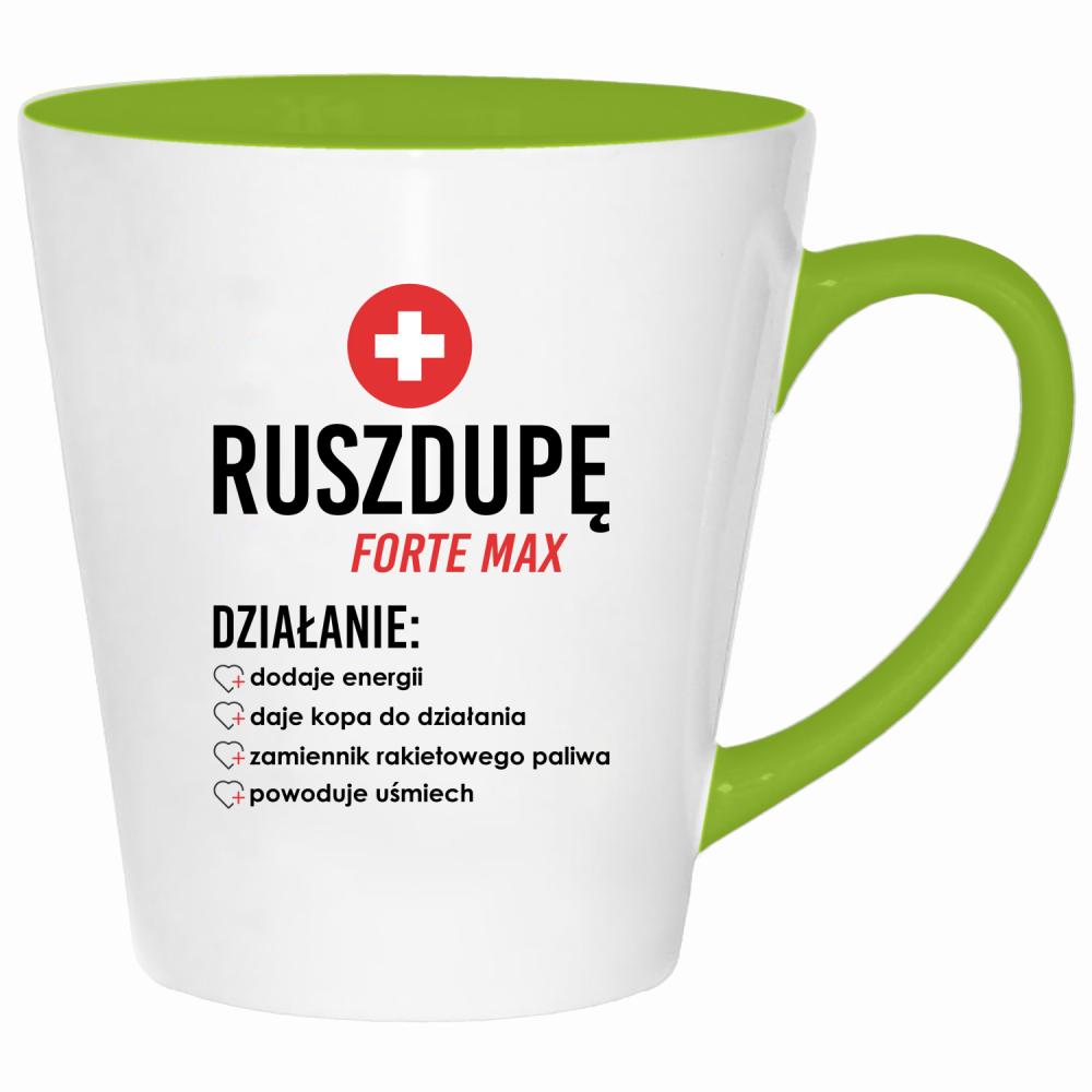 Ruszdupe Forte Max kubek latte kolor limonka