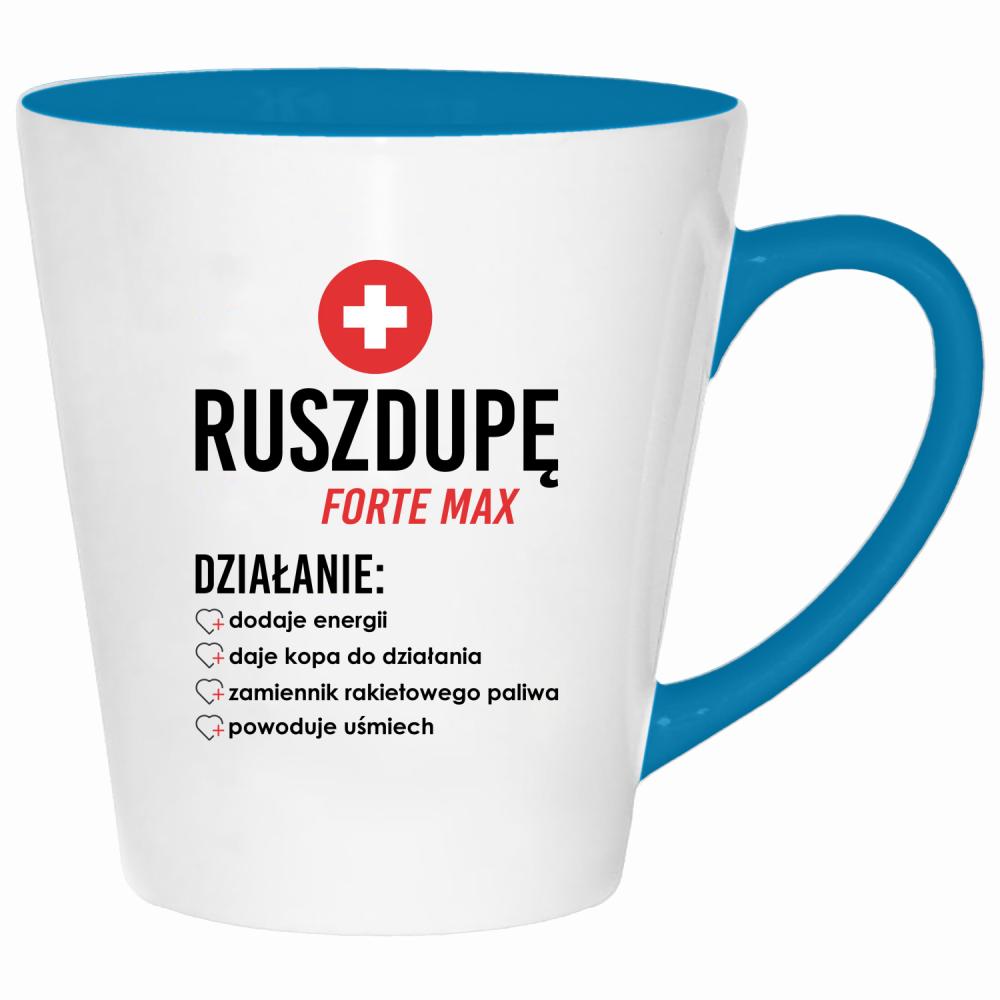 Ruszdupe Forte Max kubek latte kolor turkus