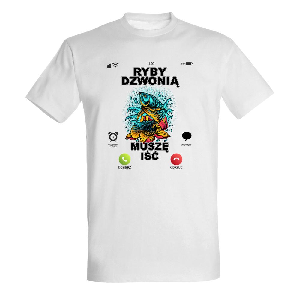 Ryby Dzwonią Muszę IŚĆ koszulka męska