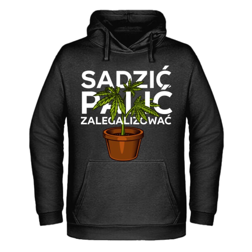 Sadzić, Palić, Zalegalizować! bluza męska z kapturem
