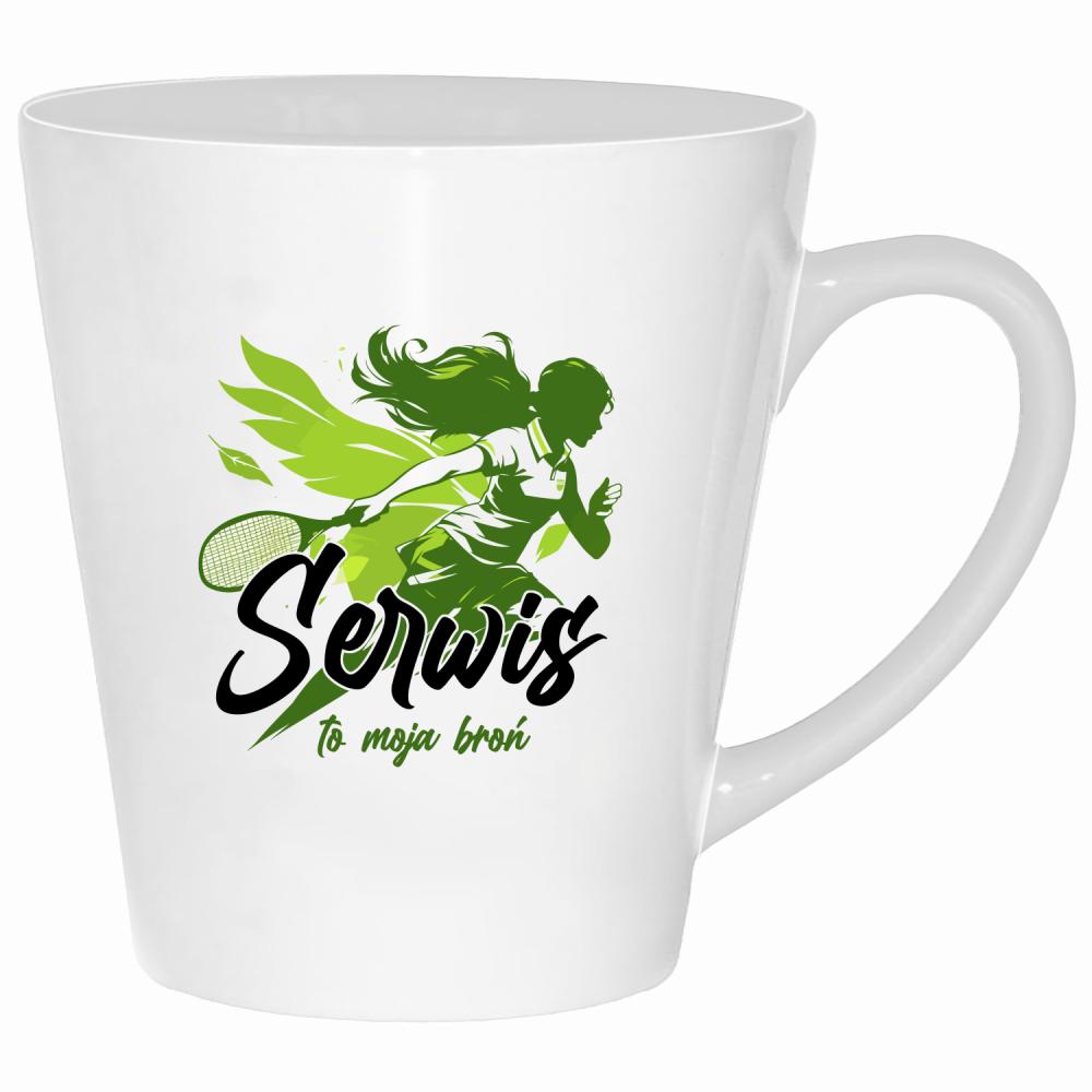 Serwis to moja broń kubek latte
