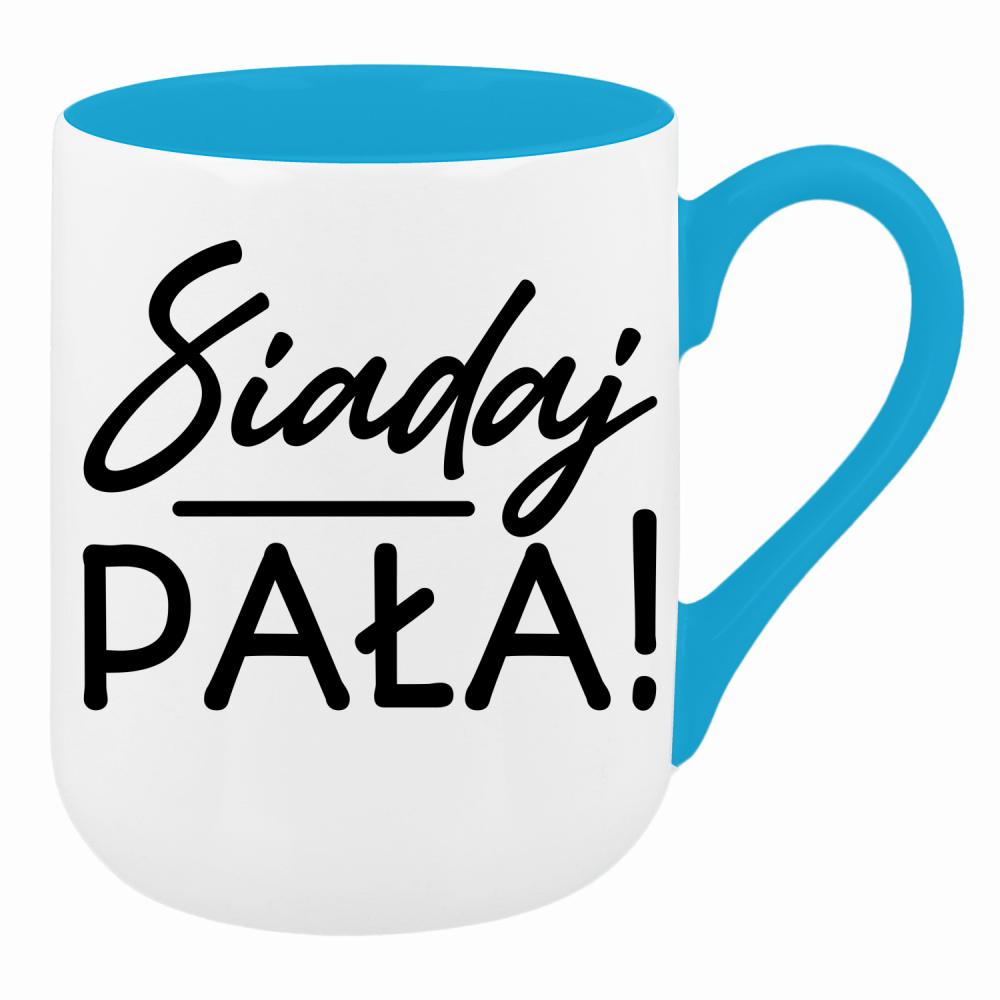 Siadaj, pała kubek coffee kolor turkusowy