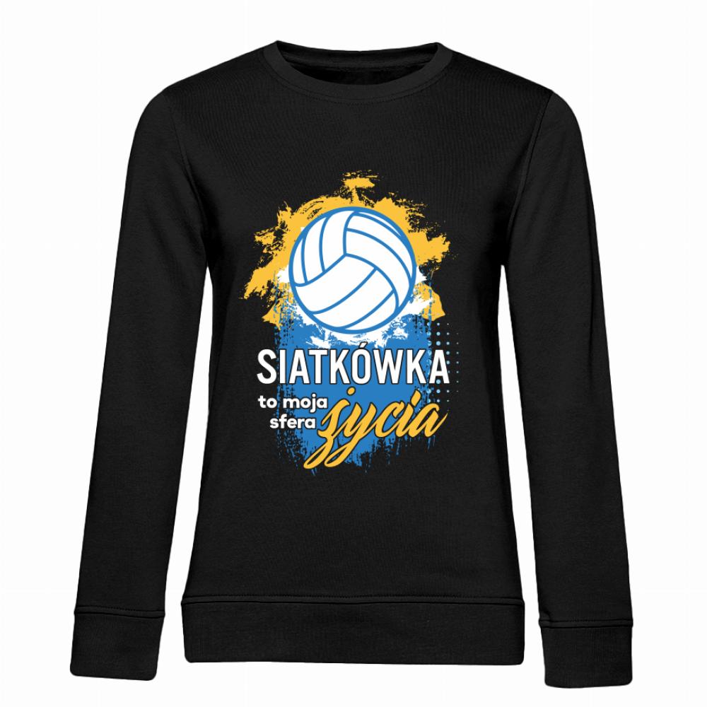Siatkówka to moja strefa życia 2 bluza damska bez kaptura