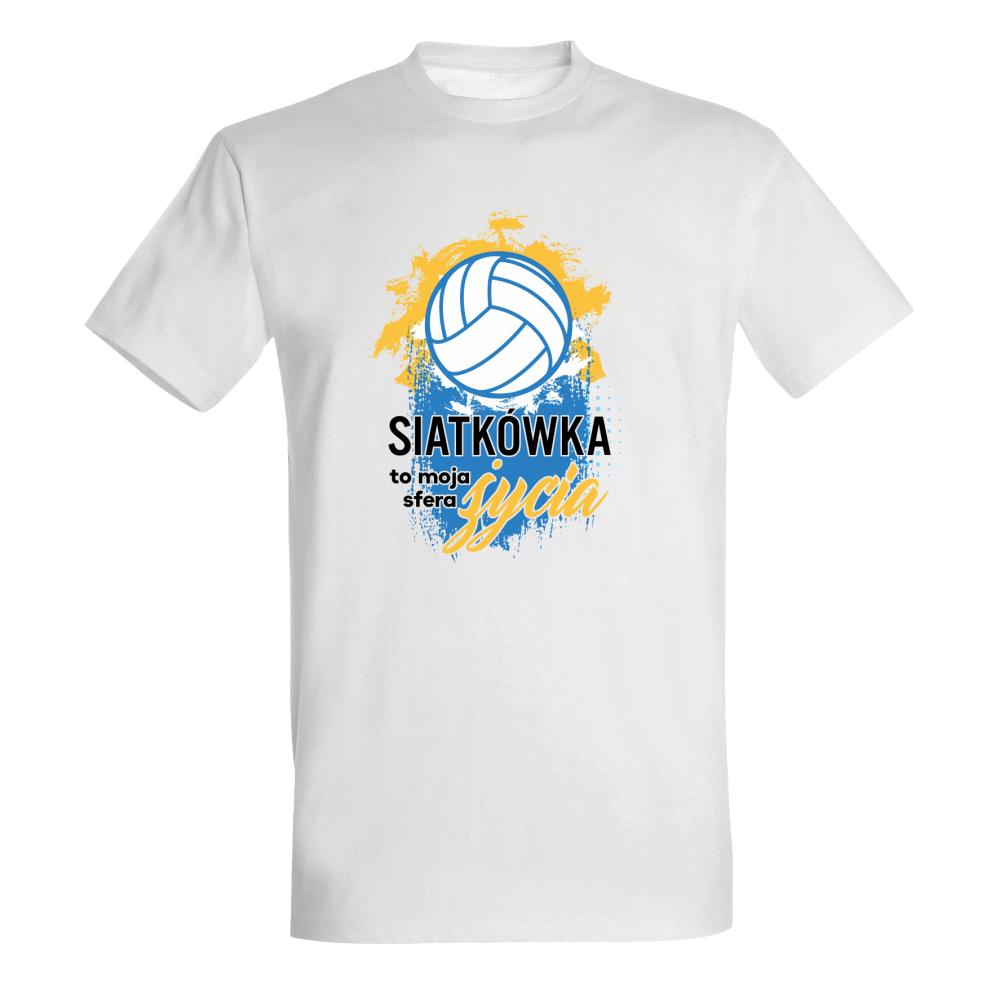 Siatkówka to moja strefa życia koszulka męska