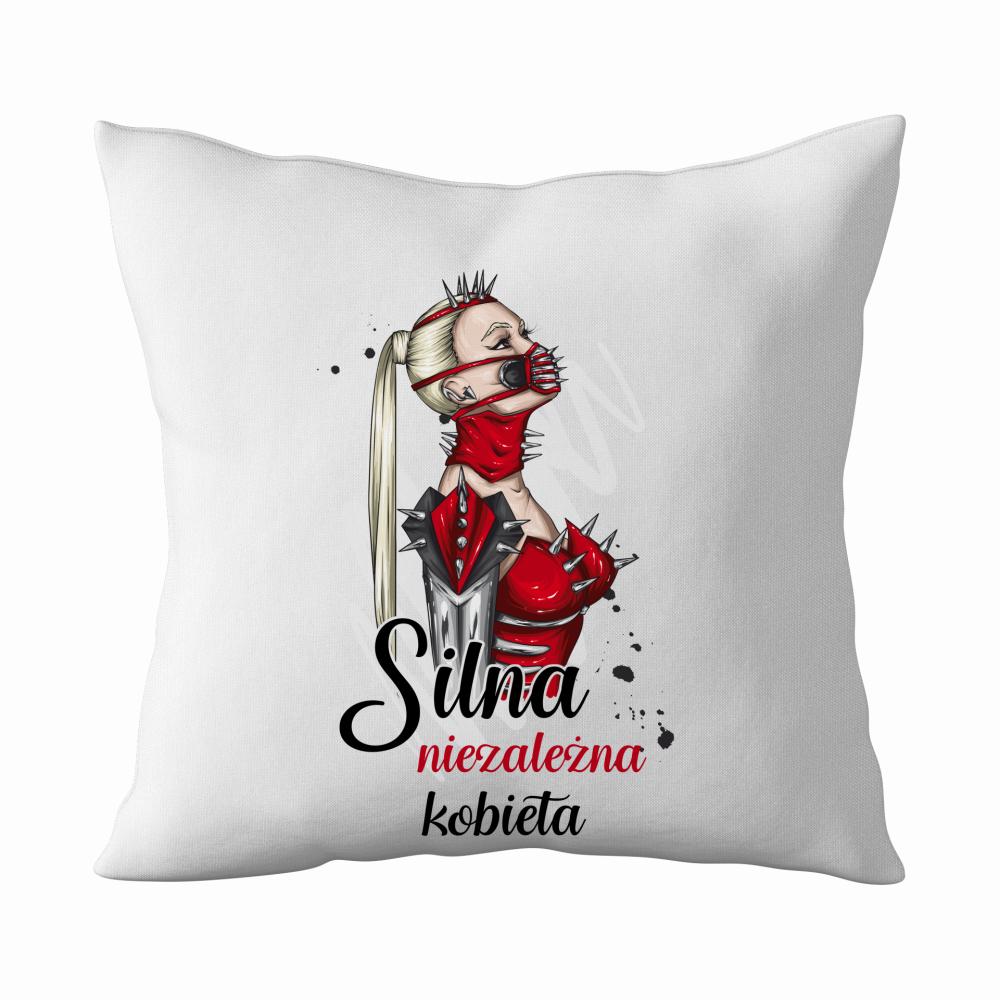 Silna niezależna kobieta poduszka