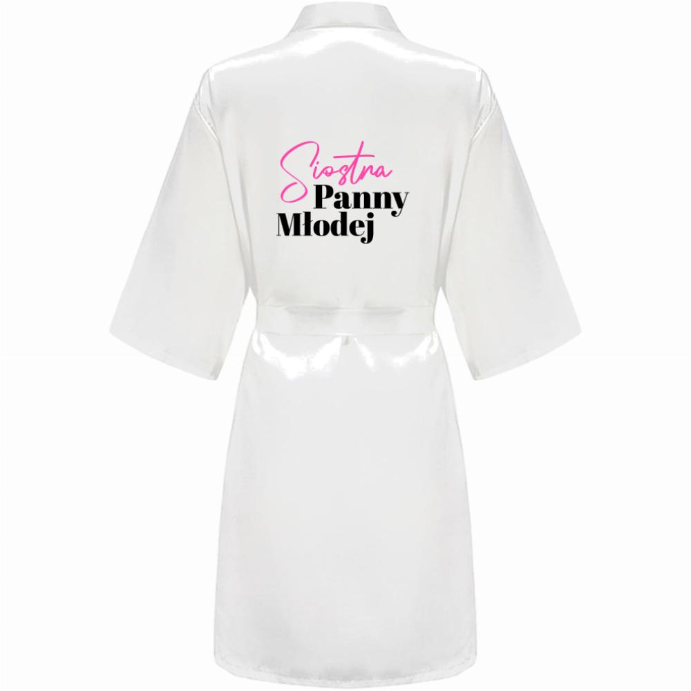 Siostra Panny Młodej szlafrok damski
