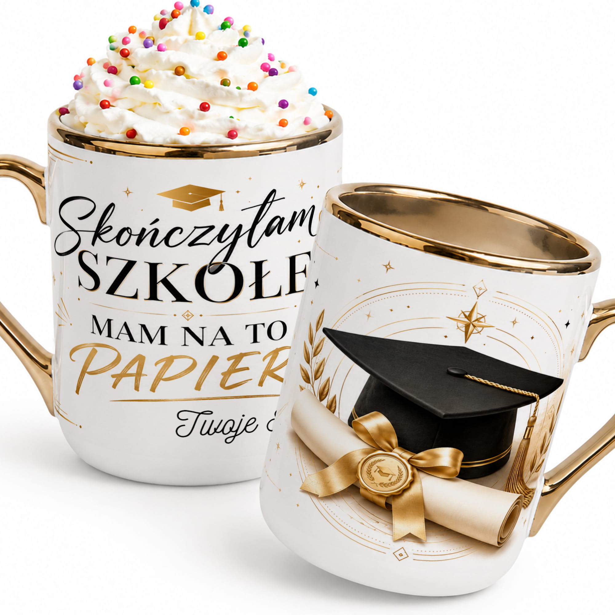 Skończyłam szkołę, mam na to papierek