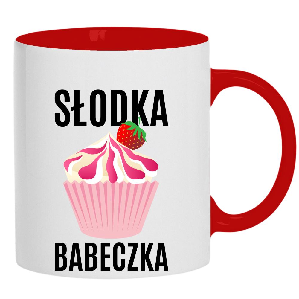Słodka Babeczka kubek ucho kolor