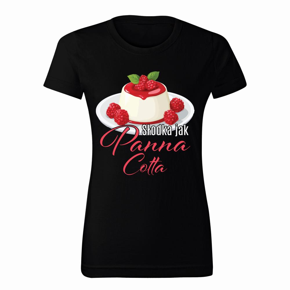Słodka jak panna cotta koszulka damska