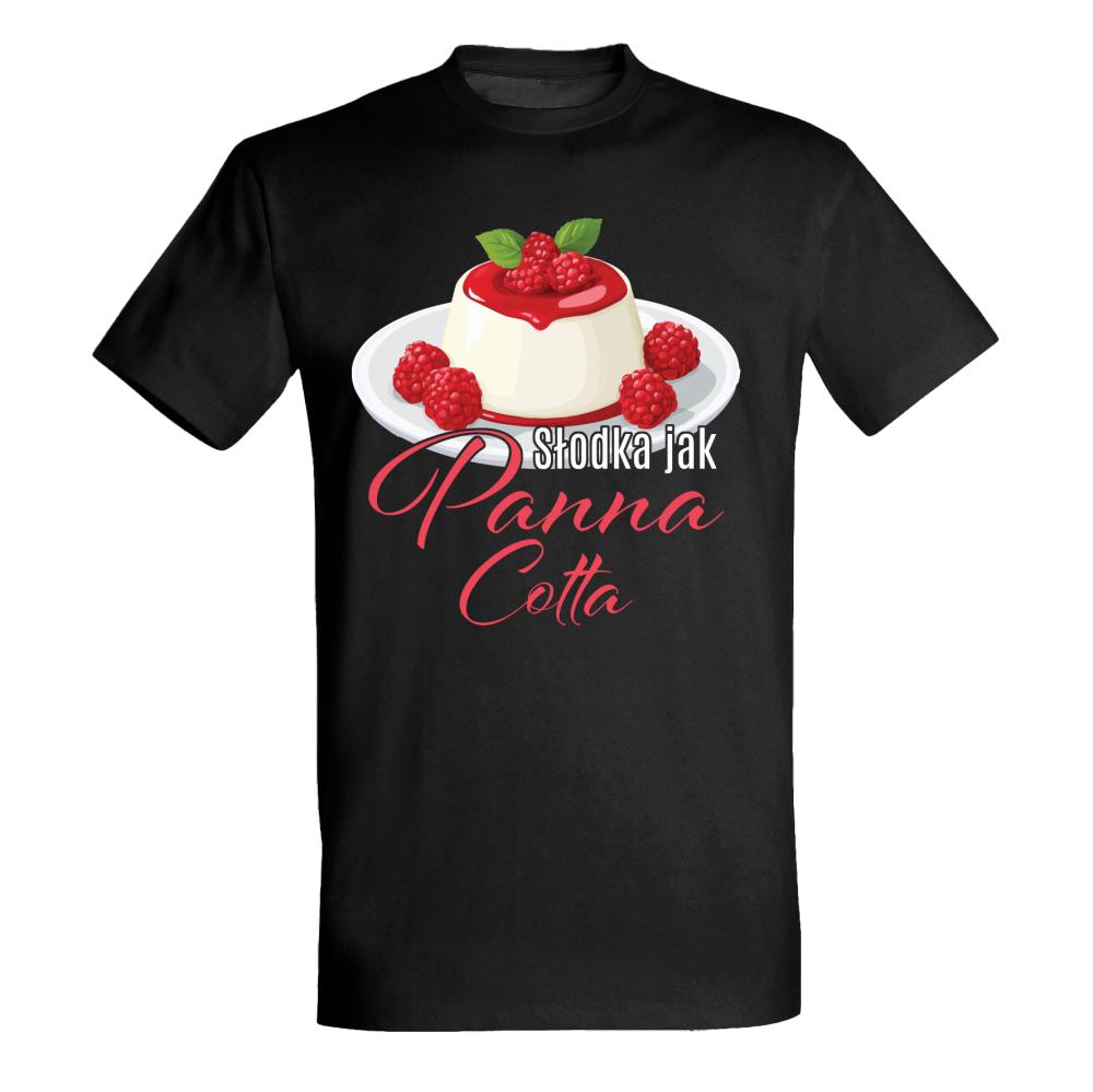 Słodka jak panna cotta koszulka męska