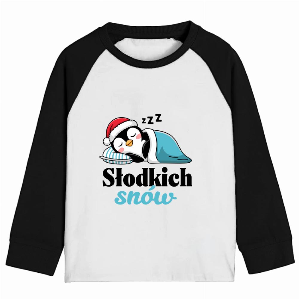 Słodkich snów piżama dziecięca kolor biały