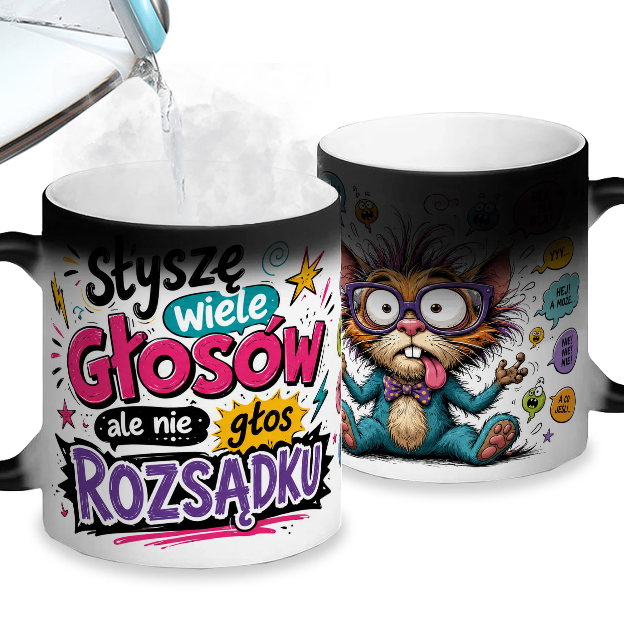 Słyszę wiele głosów, ale nie głos rozsądku kubek magiczny