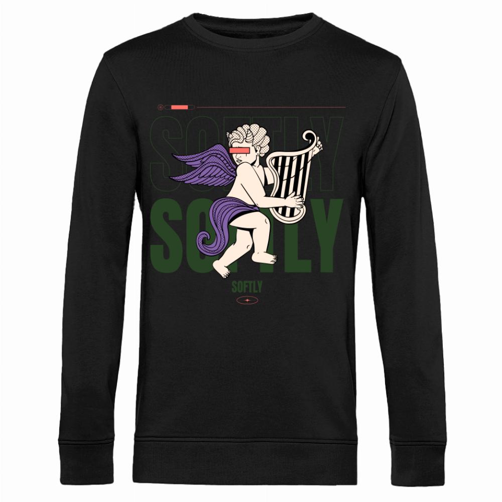 SOFTLY bluza męska bez kaptura