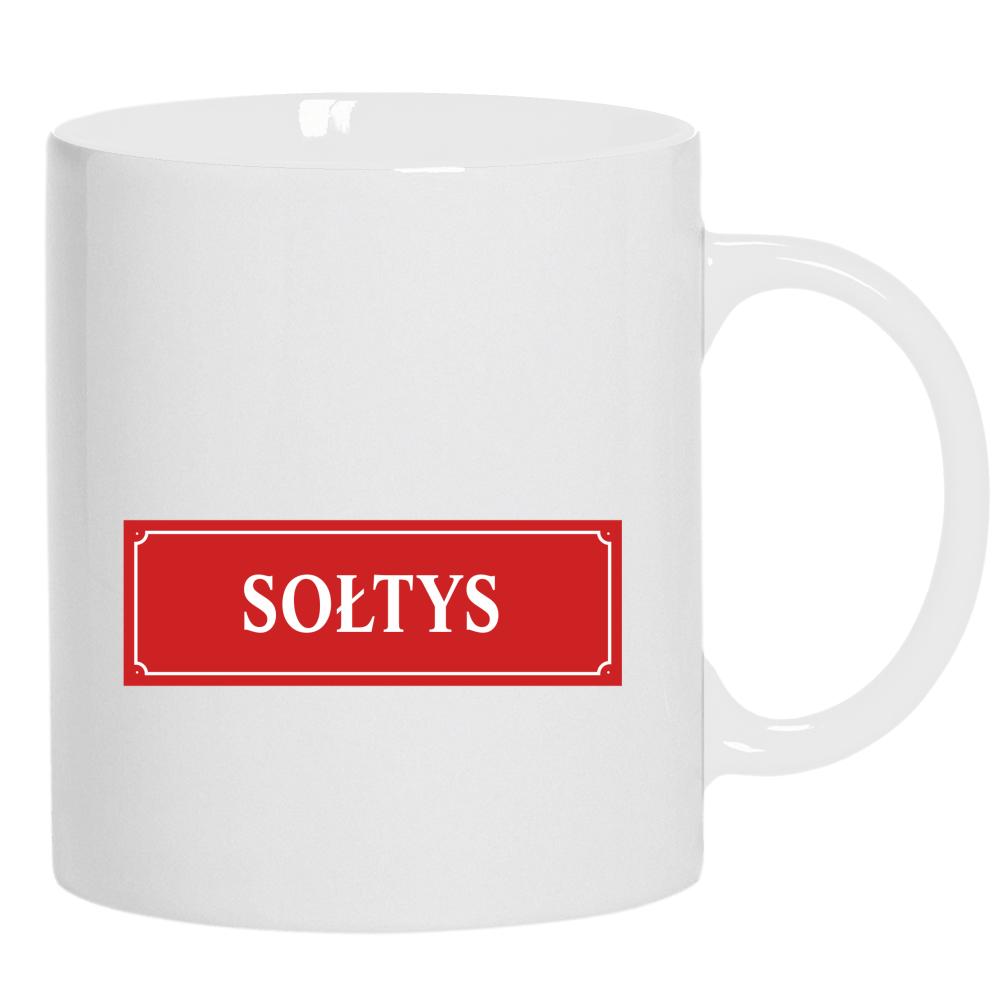 Sołtys kubek ucho kolor kolor biały