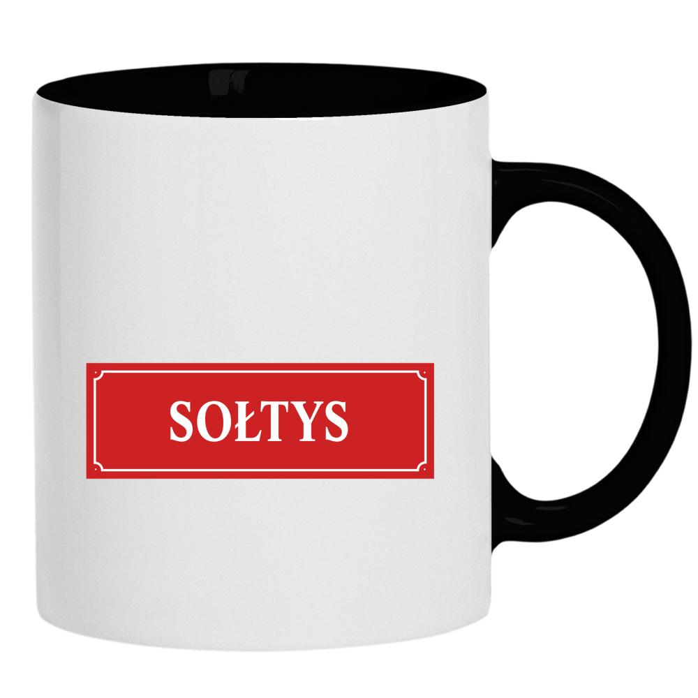 Sołtys kubek ucho kolor kolor czarnyy