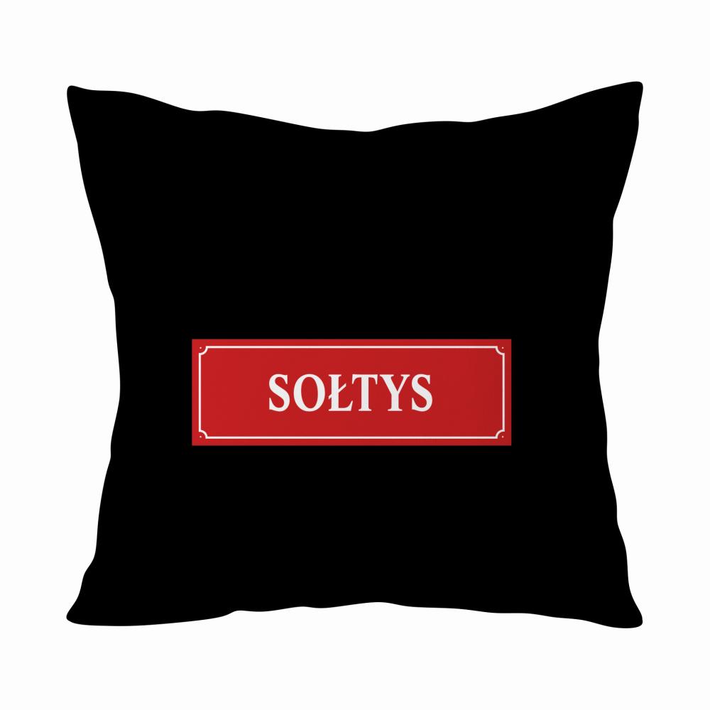 Sołtys poduszka kolor czarnyy