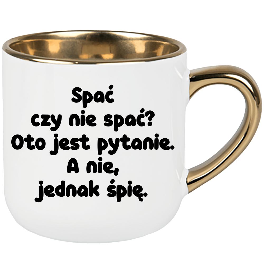 Spać czy nie spać? Oto jest pytanie 2 kubek elegant duży