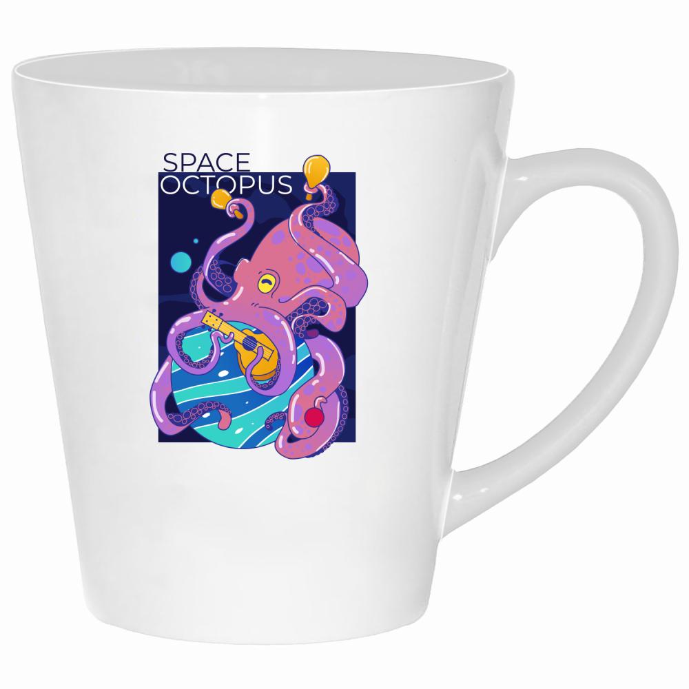 Space Octopus kubek latte