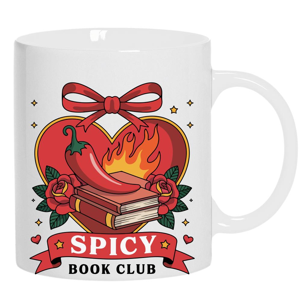 Spicy Book Club kubek ucho kolor kolor biały