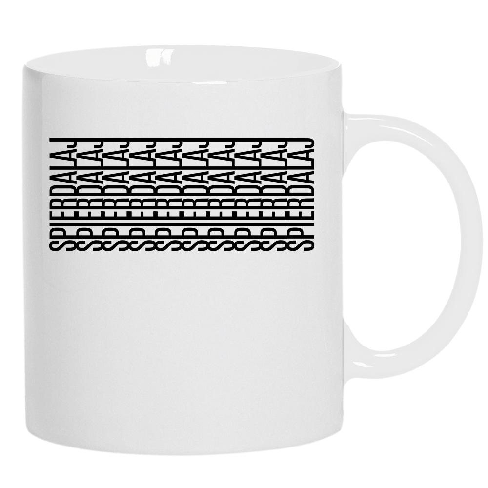 Spie*dalaj kubek pełny nadruk kolor czerwony