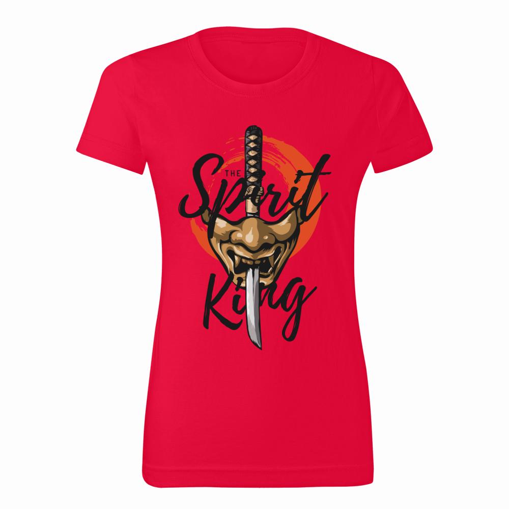 Spirit King koszulka damska kolor czerwony