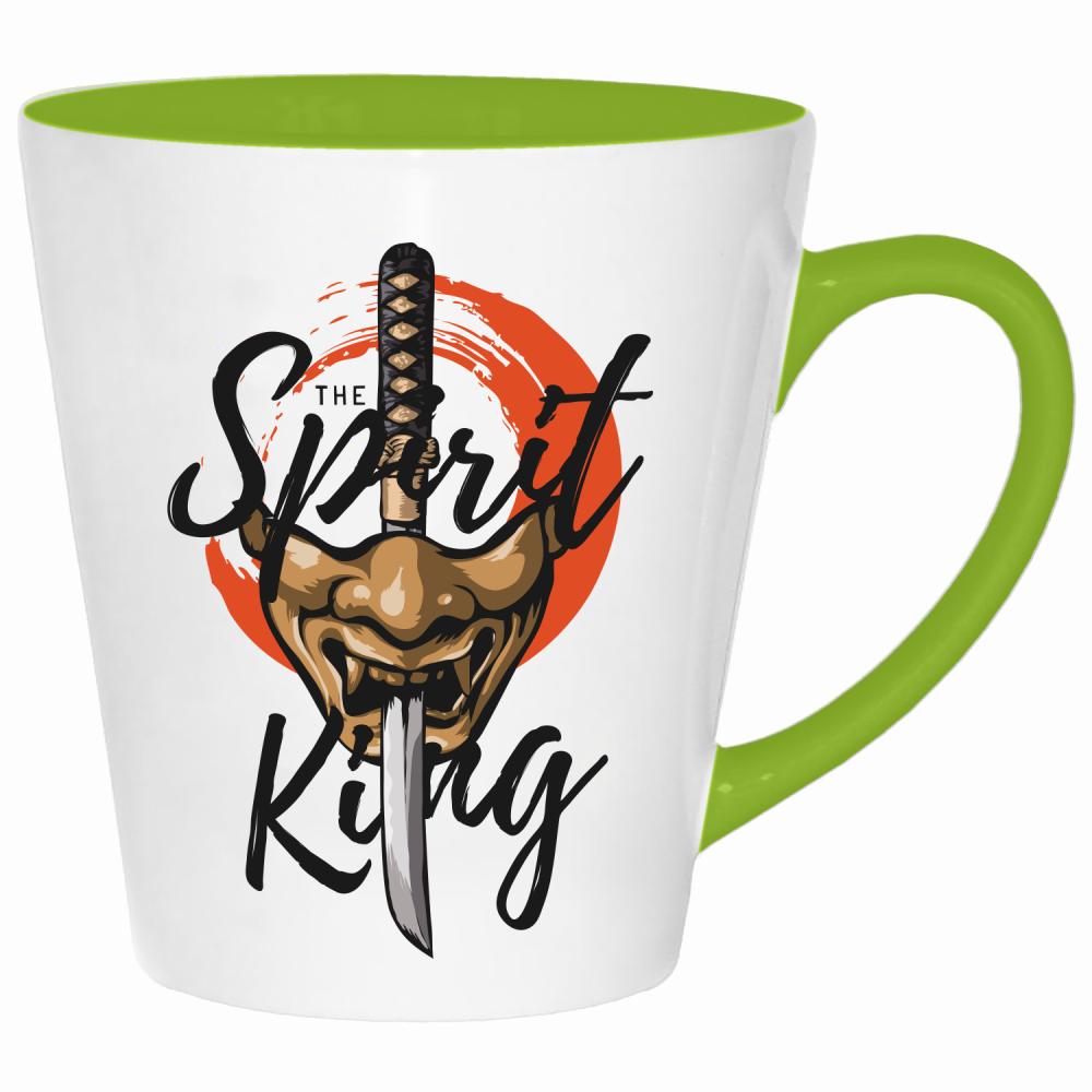 Spirit King kubek latte kolor limonka