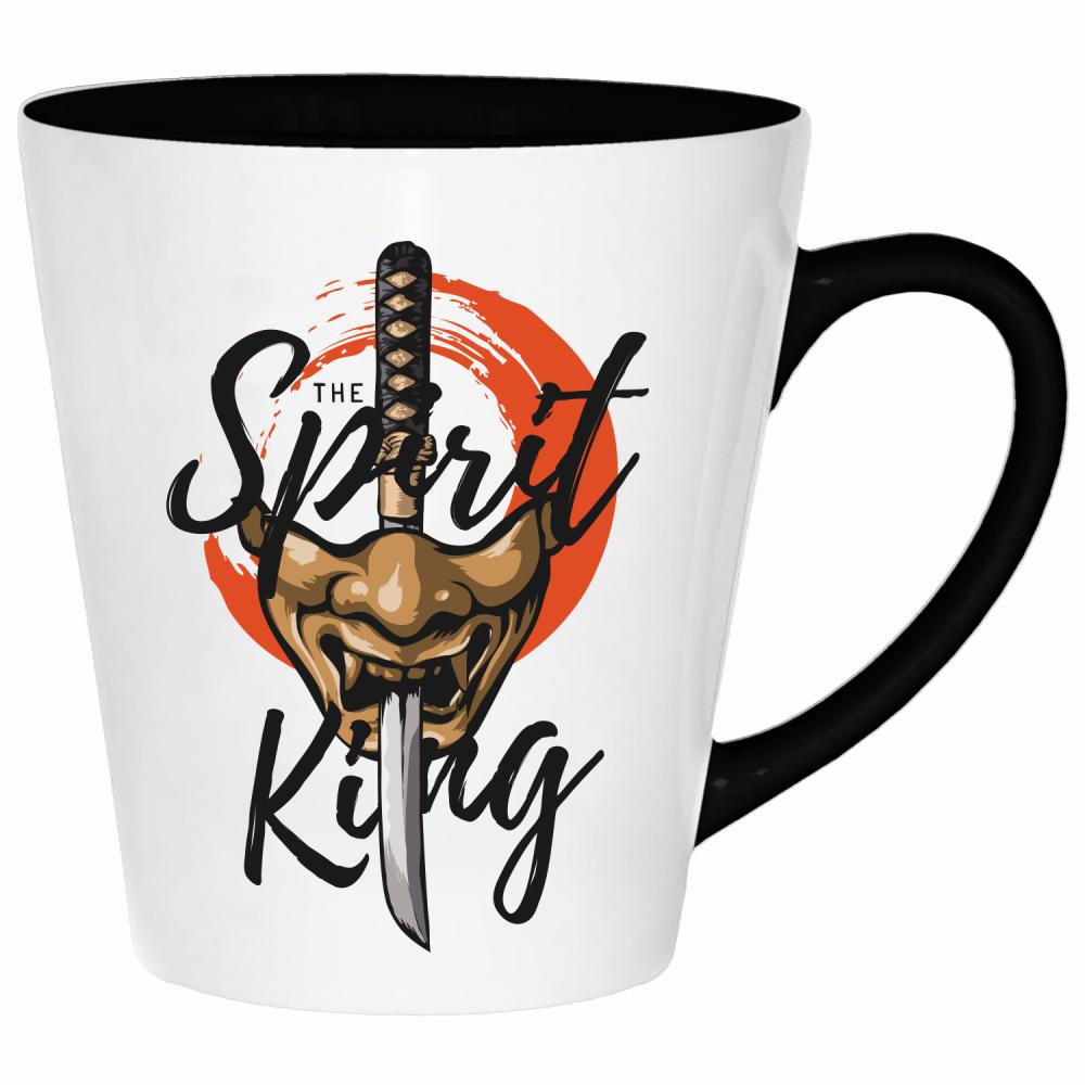 Spirit King kubek latte kolor żółty