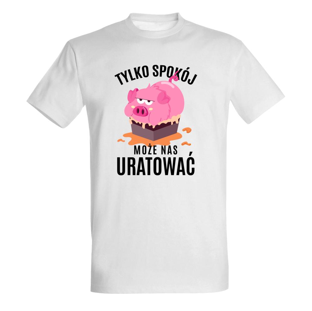 Spokój może nas uratować koszulka męska