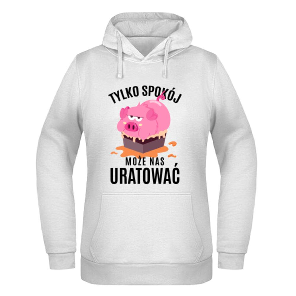 Spokój może nas uratować bluza damska z kapturem