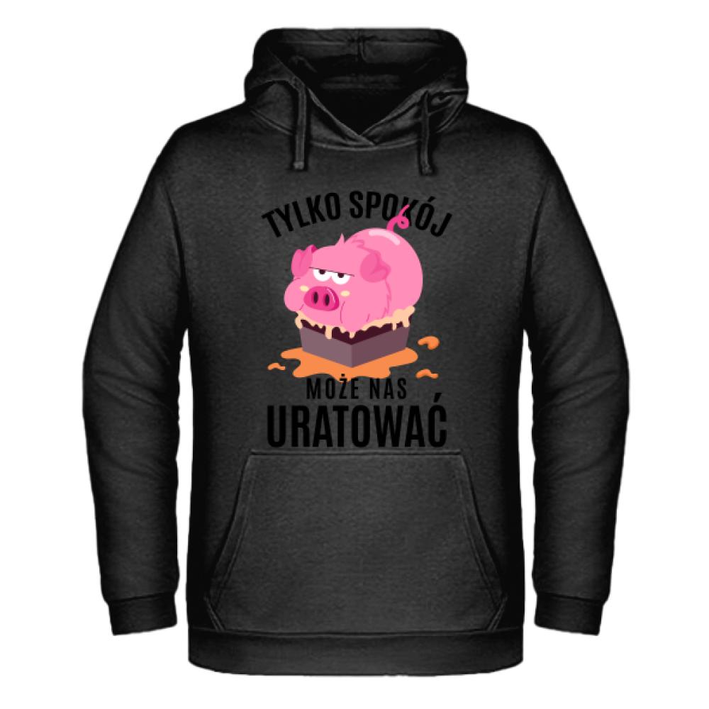 Spokój może nas uratować bluza męska z kapturem