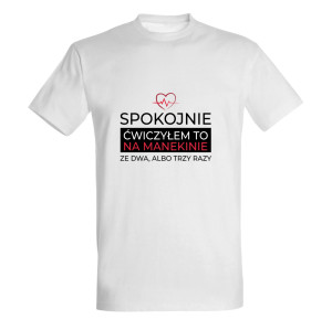 Spokojnie, ćwiczyłem to na manekinie.