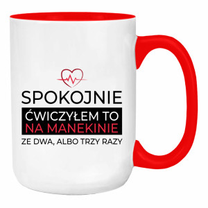 Spokojnie, ćwiczyłem to na manekinie.